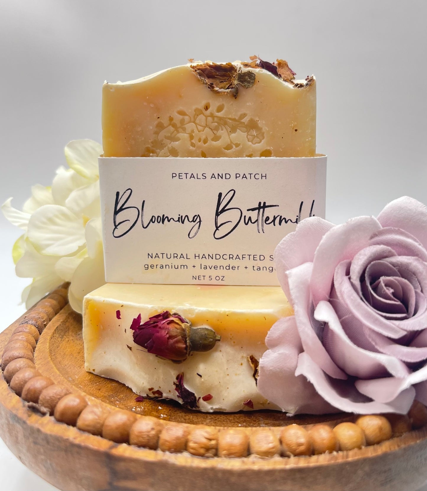 Artisan Natural Handmade Soap: BLOOMING BUTTERMILK