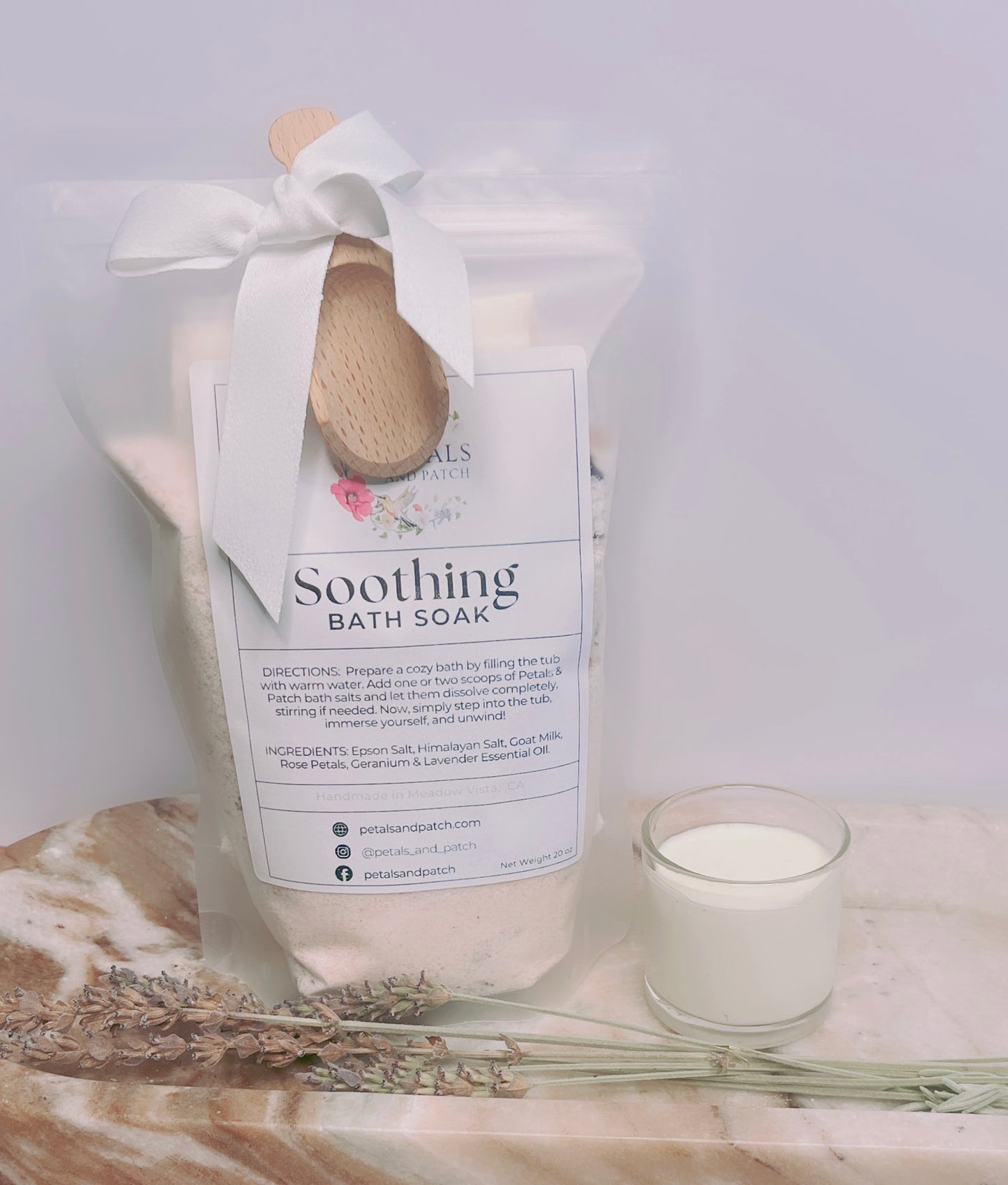 Natural Organic Bath Soak With Goat Milk: SOOTHING