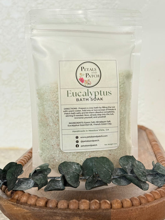 Natural Organic Bath Soak: Eucalyptus