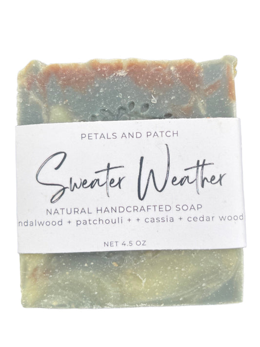 Artisan Natural Handmade Luxury Soap: SWEATER WEATHER - FALL COLLECTION