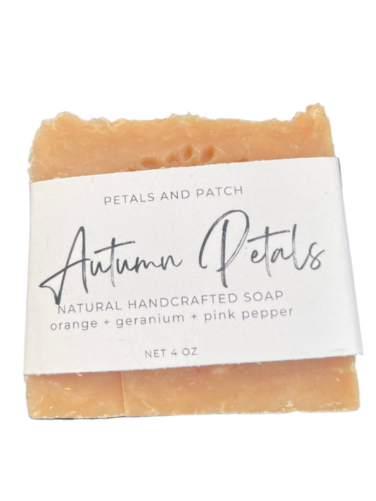 Artisan Natural Handmade Luxury Soap: AUTUMN PETALS - FALL COLLECTION