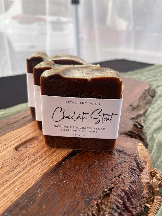 Artisan Natural Handmade Luxury Soap:  CHOCOLATE STOUT BEER