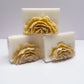 Natural Handcrafted Soap: CREAM LEMON PETALS BAR